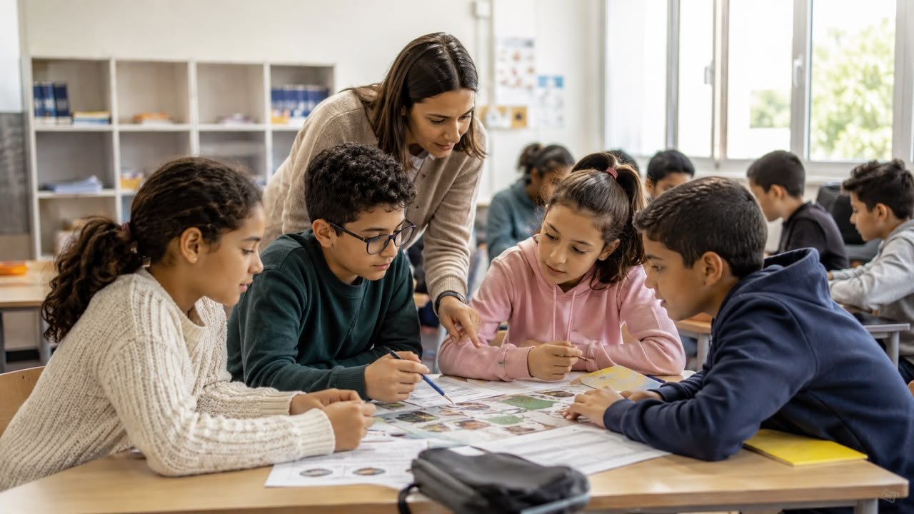 Enfants participant au programme éducatif PDV